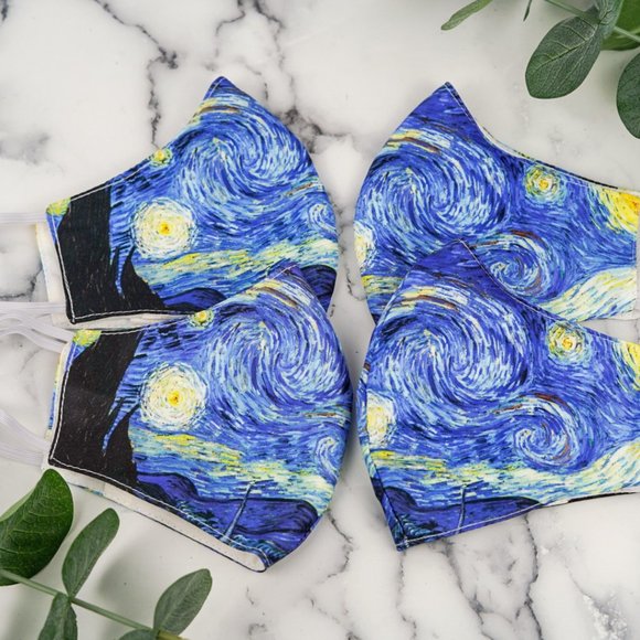 The Starry Night face mask - Picture 2 of 3